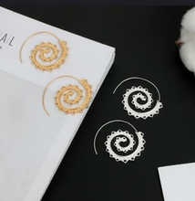 Load image into Gallery viewer, Spiral Earrings
